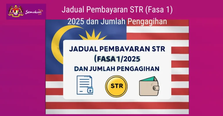 Jadual Pembayaran STR (Fasa 1)