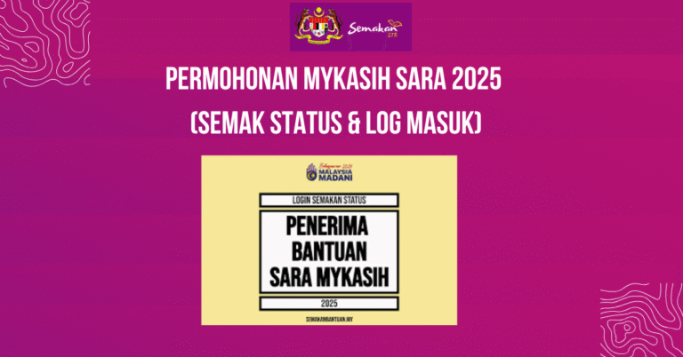 Permohonan MyKasih SARA 2025