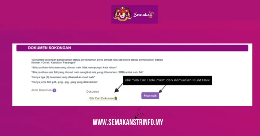 PERMOHONAN STR (Baharu) dan Panduan Syarat Kelayakan Online 2025 7 step 12