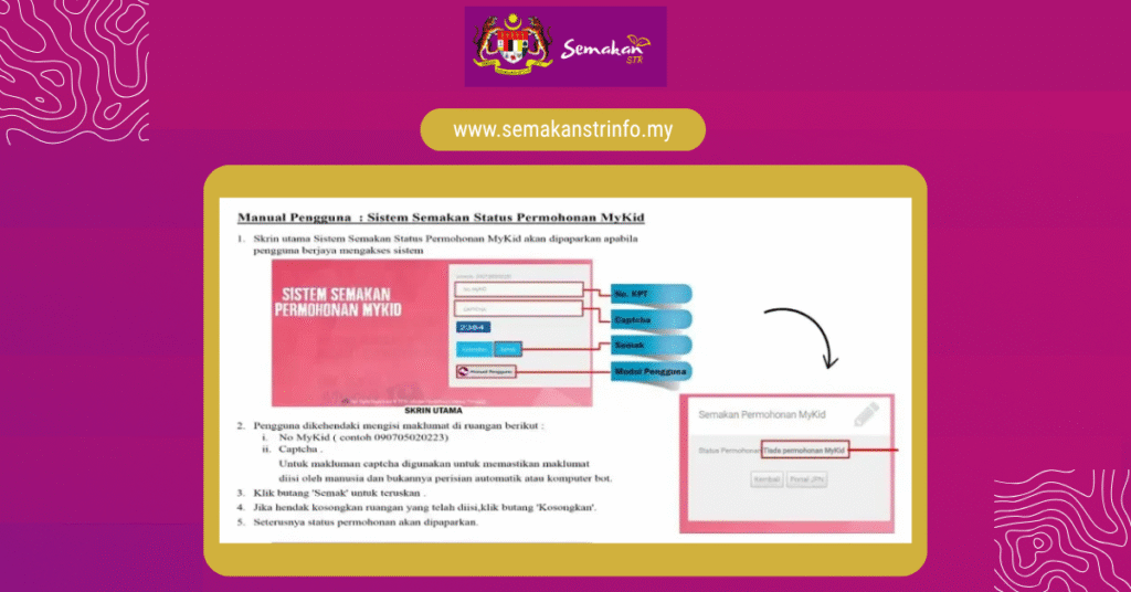 Semakan Permohonan MyKid Online 2025 JPN – Panduan Lengkap untuk Ibu Bapa di Malaysia 4 Permohonan MyKid Online 2025 1 1