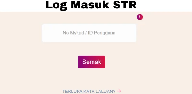 Log masuk str