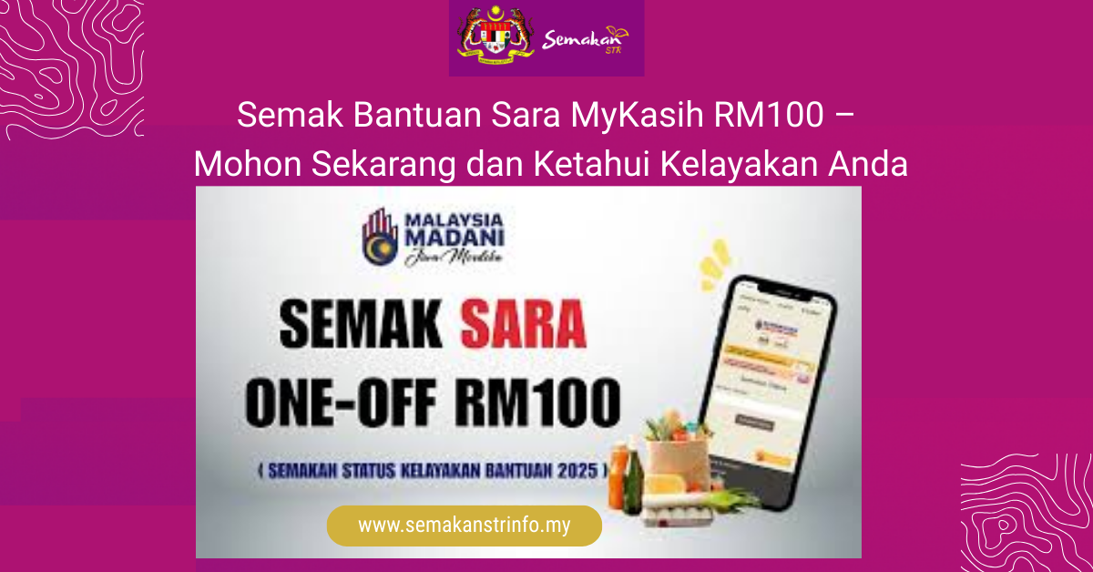 Bantuan Sara MyKasih RM100