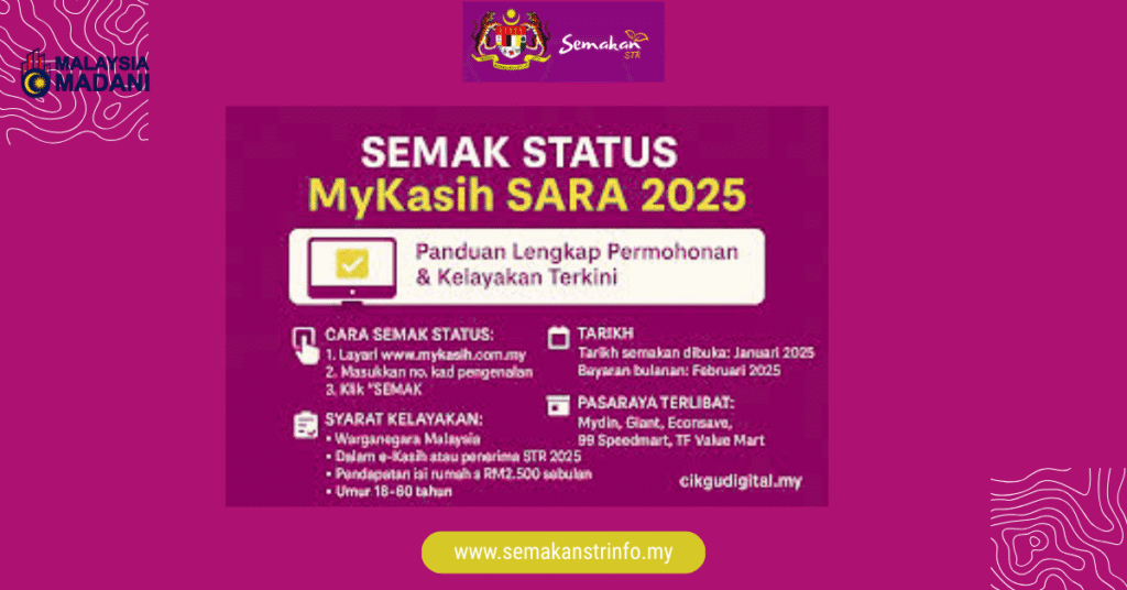 Panduan Semakan Status MyKasih 2025 β Maklumat Penting untuk Pemohon 2 semakan status mykasih 2025 1