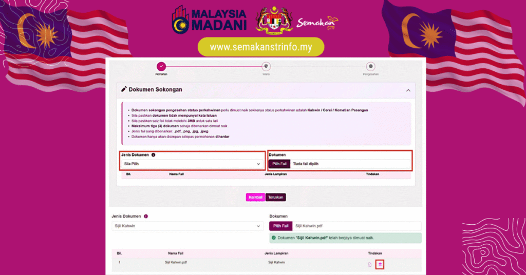 Panduan Permohonan Baru STR 2026 | Apa Yang Anda Perlu Tahu 12 Maklumat Anak