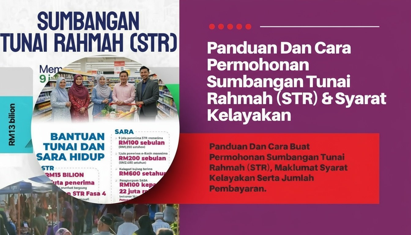 Panduan Permohonan Baru STR 2026 | Apa Yang Anda Perlu Tahu 1 Panduan Permohonan Baru STR 2026