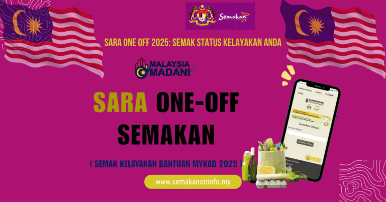 SARA ONE OFF SEMAKAN