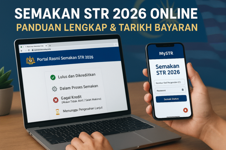 Semakan STR 2026 Online: Panduan Lengkap, Tarikh Bayaran & Soalan Lazim 7 Semakan STR 2026 Online