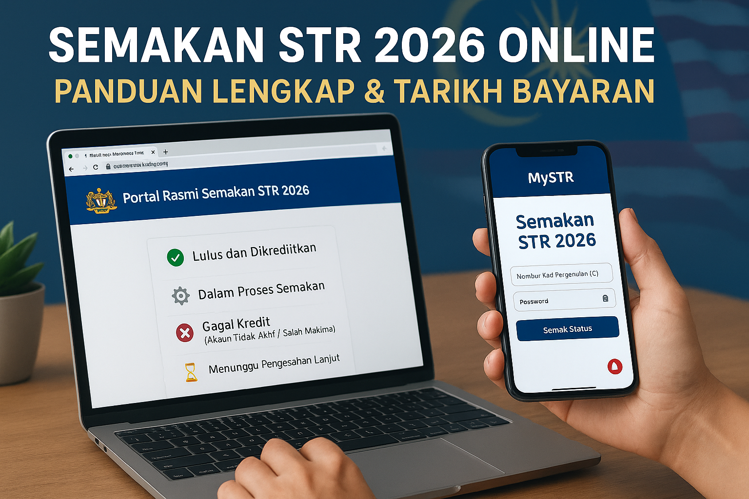 Semakan STR 2026 Online: Panduan Lengkap, Tarikh Bayaran & Soalan Lazim 1 Semakan STR 2026 Online