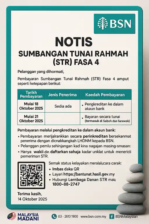 Semakan Status STR 2026 – Panduan Lengkap MySTR & Punca Gagal Kredit 3 str fasa 4