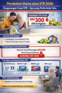 Perubahan Utama dalam STR 2026: Pengurangan Tunai STR – Apa yang Perlu Anda Tahu 2 Pengurangan Tunai STR – Apa yang Perlu Anda Tahu