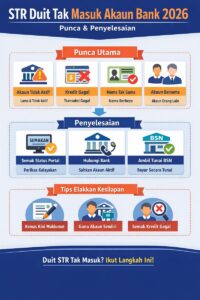 STR Duit Tak Masuk Akaun Bank – Punca & Penyelesaian Lengkap (2026)